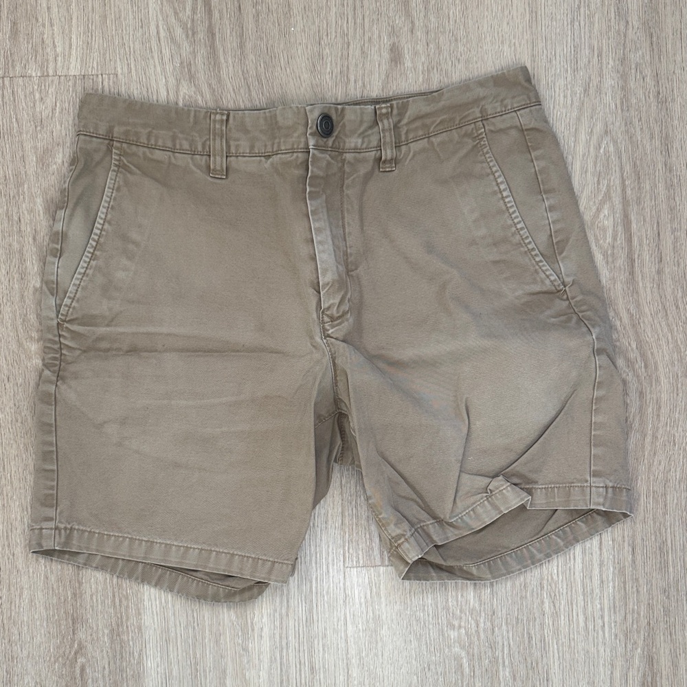Bonobos Men's Tan 7” Shorts